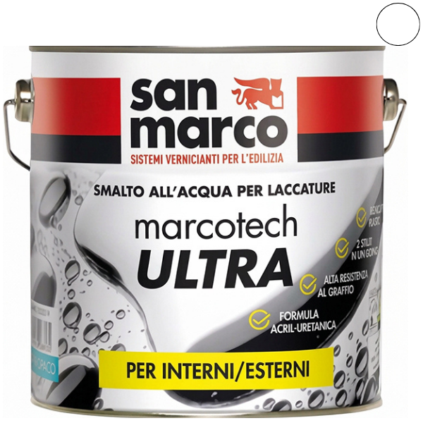 SAN Marco Marcotech Ultra AU10 Smalto Opaco Bianco - SAN MARCO